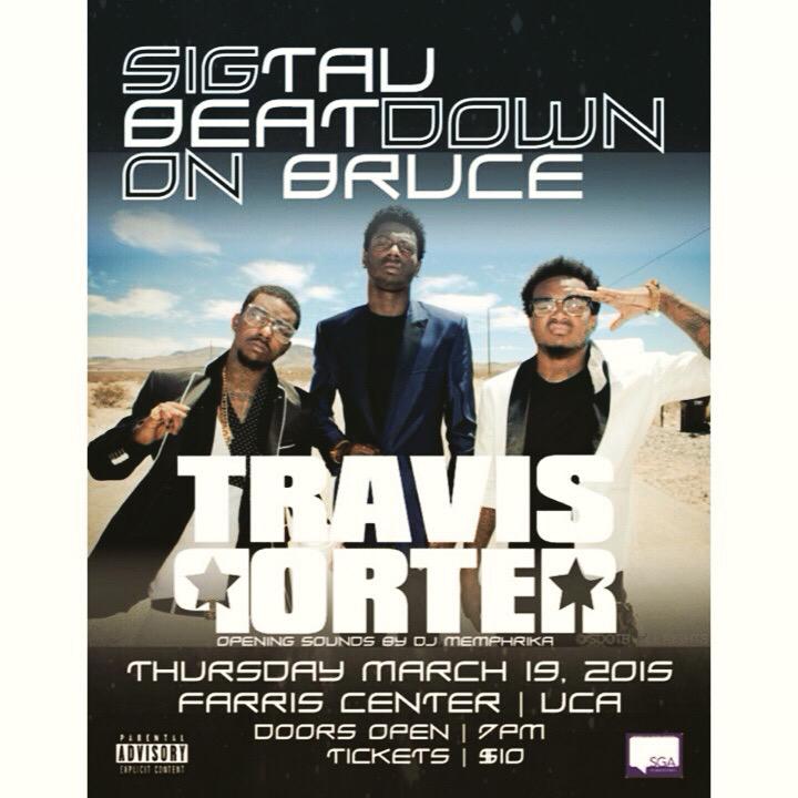 sigtauuca's tweet image. March 19th come out to see @TravisPorter perform live at UCA. @UCASigTau @ucabears @UCAGreeks @UCA2017 @UCA2018