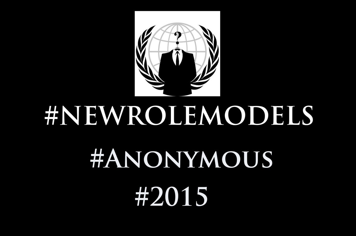 NewRoleModel's tweet image. @AnonymousPress @AnonyOps @AnonPress @Anonops_Live @NewRoleModel We Need #NewRoleModels #Anonymous