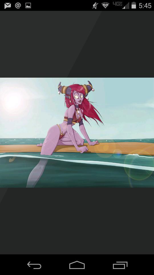 Alexstrasza_wow's tweet photo. *She packs her bags and goes to Booty Bay. She is competing in Azeroth's first surfing competition.* ((:))) http://t.co/wRehoEIGM9