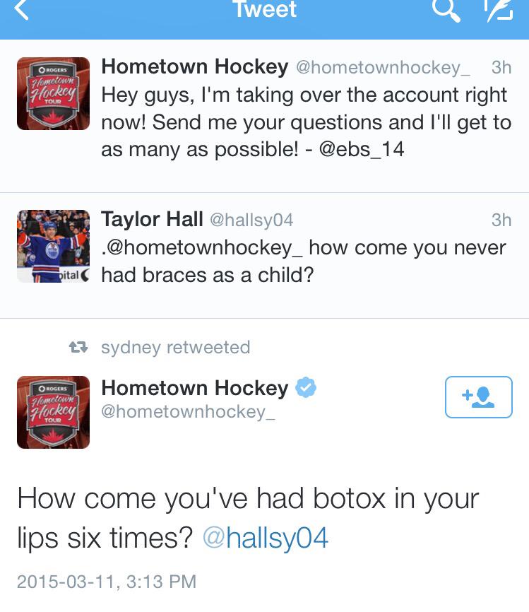 CTCHockeyPod's tweet photo. Eberle vs. Hall: Amazing http://t.co/lKGriDRXiP