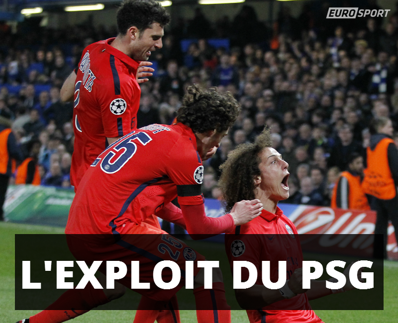 Eurosport_FR's tweet image. C'est fini ! Le PSG qualifié pour les quarts de la Ligue des champions en arrachant le 2-2 à Chelsea à 10 contre 11 !