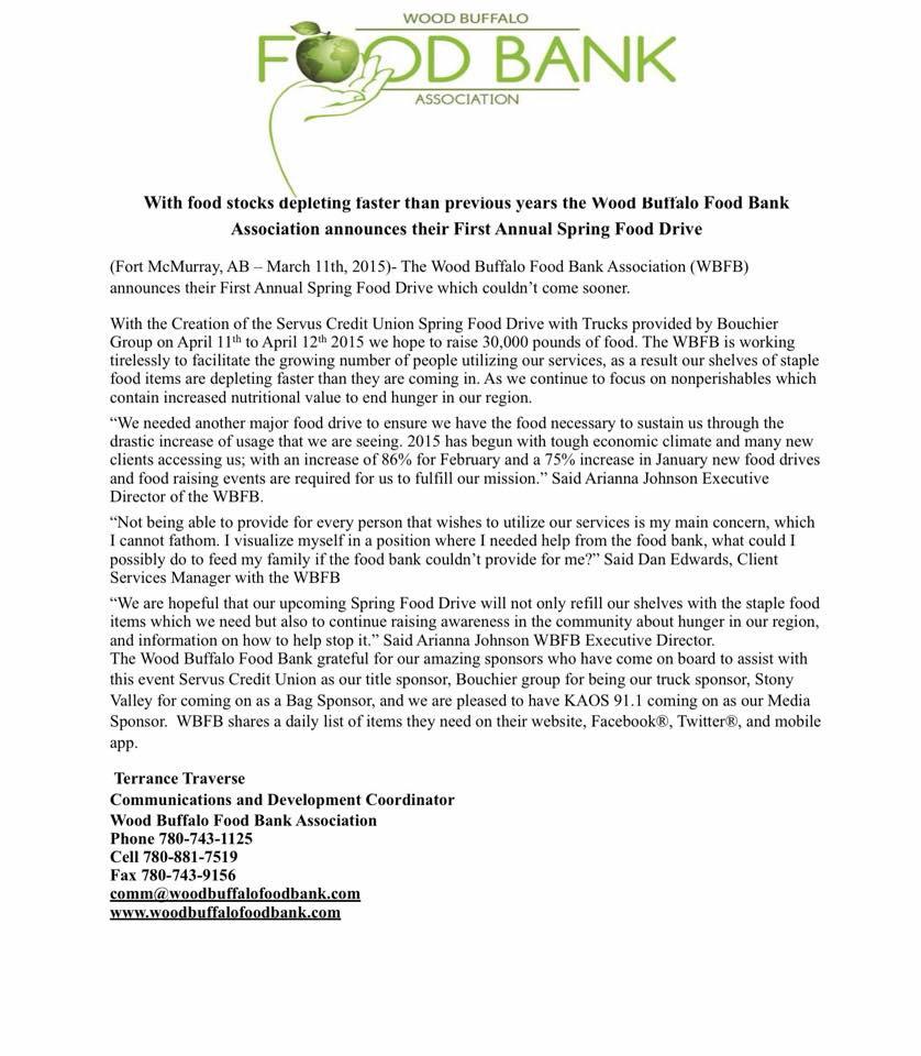 feedymm's tweet photo. Take a look at today's press release! #ymm #rmwb #socialsector #press #media #news http://t.co/xpCAl6J49i