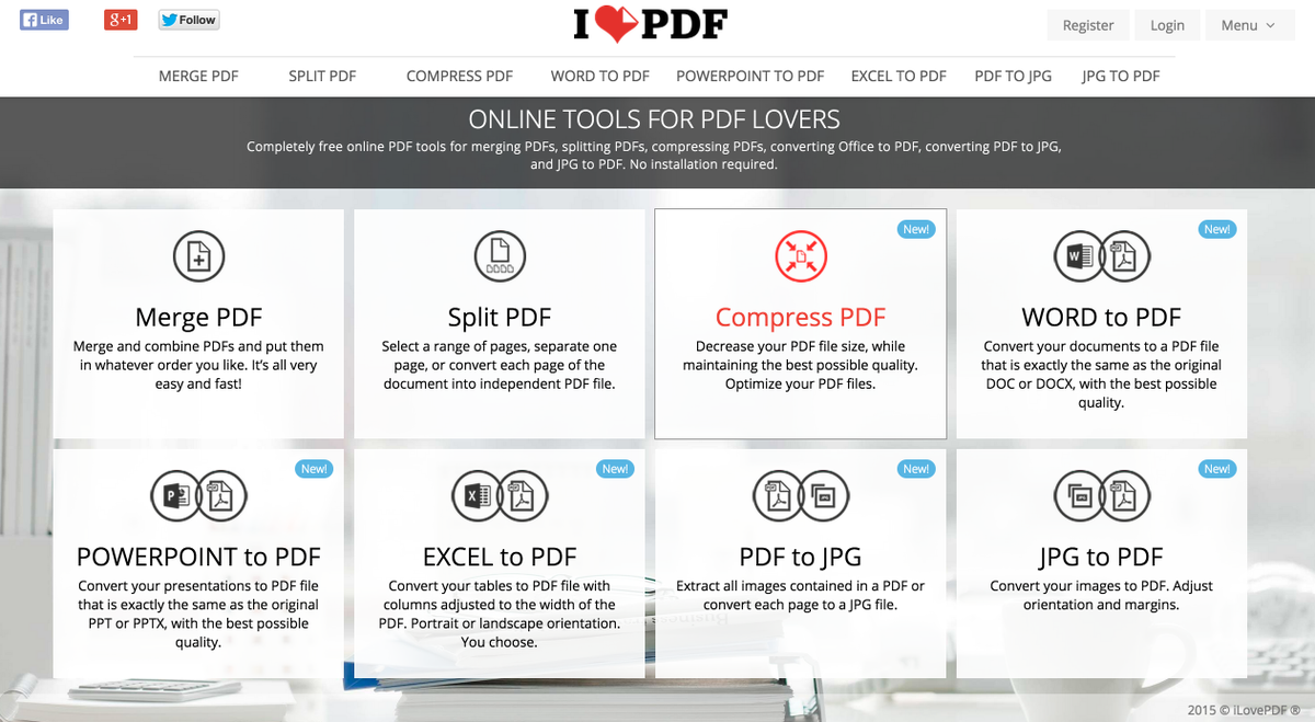 ilovepdf_com's tweet photo. Just launched a new version of #ilovepdf.com!
#mergepdf,#splitpdf,#compresspdf,#officetopdf,#jpgtopdf and #pdftojpg. http://t.co/RFysf5M8u8