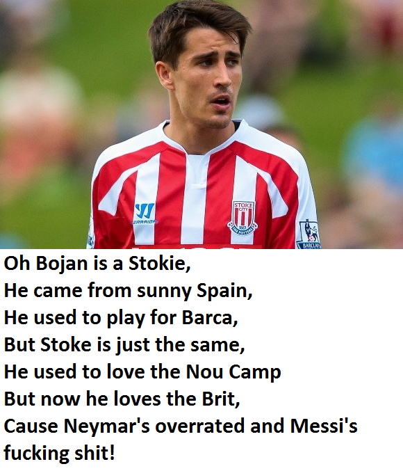FootyFansChants's tweet photo. Bojan.... http://t.co/ahJkDGWeeO