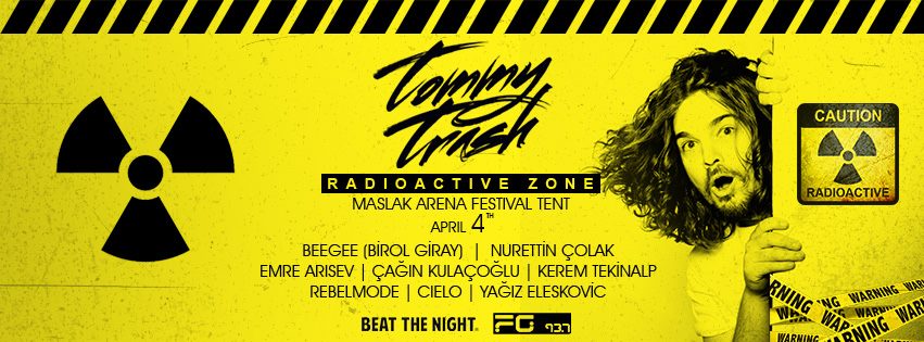 bor36az's tweet photo. #RadioactiveZone için sıradışı şovuyla Tommy Trash, 4 Nisan gecesi Maslak Arena'da! #BeatTheNight http://t.co/wzbFwZCPsN