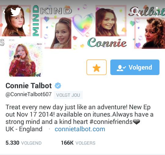 #RT als je een followback wilt van Connie Talbot #Conniefriends #ConnieTalbot

(Ik heb er al 1)