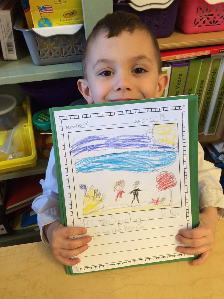 CCPKinderTeach's tweet photo. We love writing in kindergarten!!! Look at our favorite things to do in spring!! #icanschools #readyforsomesunshine http://t.co/mHY6EhhjrU