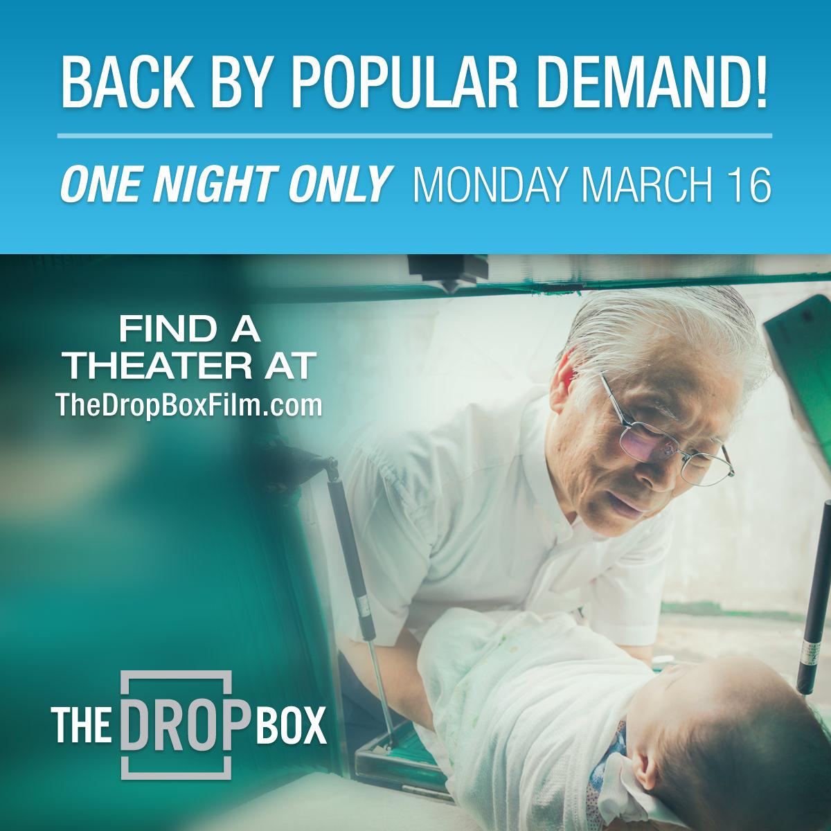FocusFamily's tweet image. Faith-Based Documentary #TheDropBox Gets an Encore Screening | hollywoodreporter.com/news/faith-bas… | h/t @therebeccasun &amp;amp; @THR