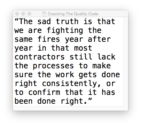 AlliedEnergy's tweet photo. Most contractors still lack the processes to make sure work gets done right consistently: http://t.co/ogcnAXzZZi http://t.co/UEkvgrTzkU
