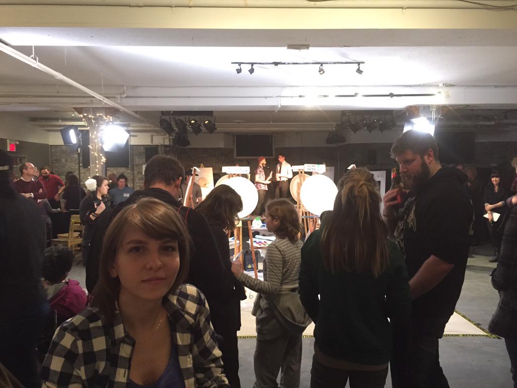 dmatute's tweet photo. art battle - coin your story #canada150 http://t.co/aAjmWxoQiz