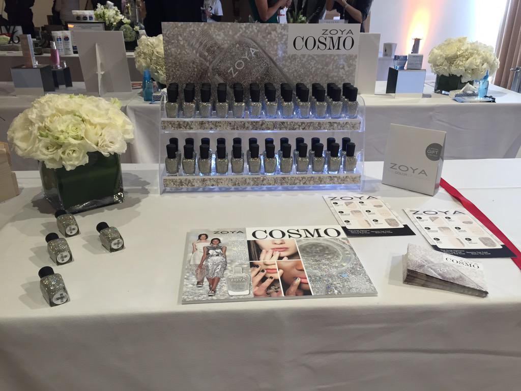 ZoyaNailPolish's tweet image. Our beautiful, glowing booth at the #CEWDemo! Isn&apos;t #ZoyaCosmo stunning? @CEWinsider