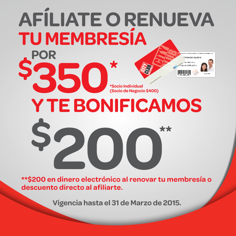 CITY CLUB auf Twitter: „Afíliate o renueva tu membresía y disfruta de  grandes beneficios. Hay una membresía para ti. /8YAGZJQuvw  /9AuATMeMMC“ / Twitter