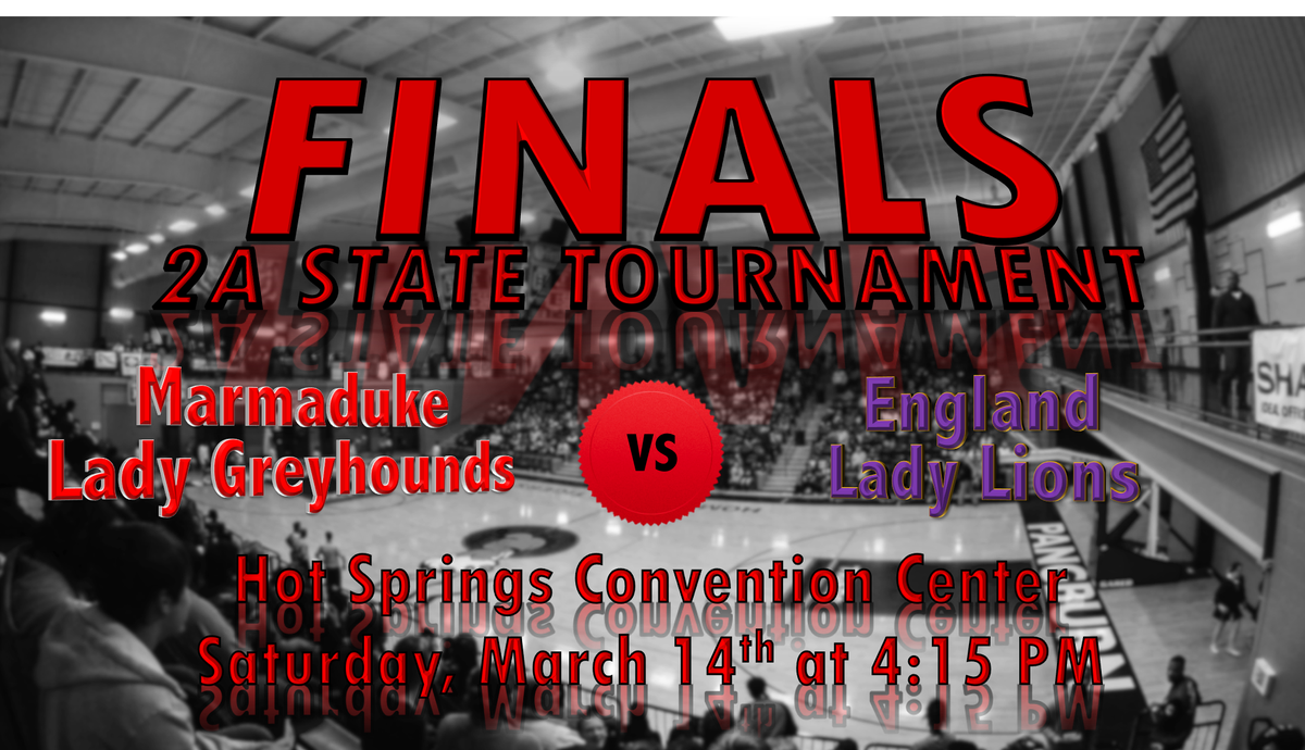 2AState's tweet photo. The Marmaduke Lady Greyhounds and the England Lady Lions advance to the Finals! #arpreps @ArkActAssnAAA http://t.co/QD1he6CDXu