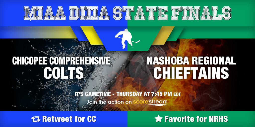 Reachpat's tweet photo. @nashobaAD @Comp_Hockey @compcolts1 Comp vs Nashoba Hockey tomorrow at the Mass Mutual Center, 7:45 - Be there! http://t.co/EZwZckLjbx