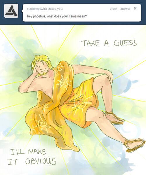 "It means Sun-God."