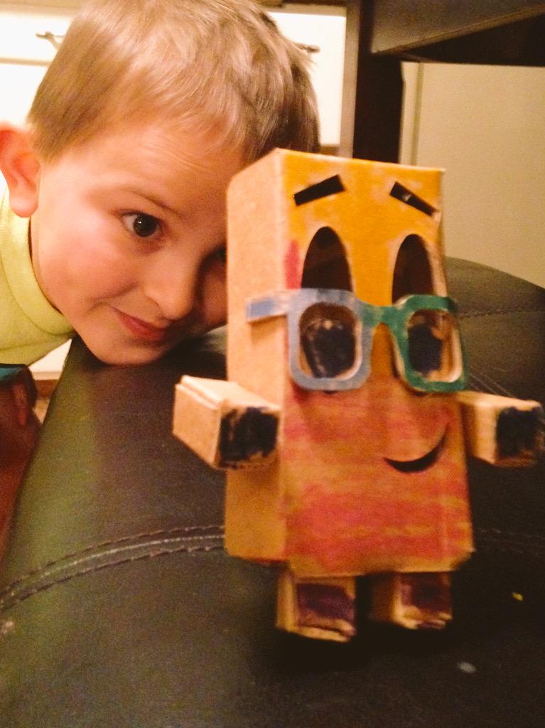 MinneMamaBlog's tweet photo. Check out the @cardboardguys for some entertaining and unique ideas for kids. We love our #CardboardCorey! http://t.co/n3aqNqHmnY