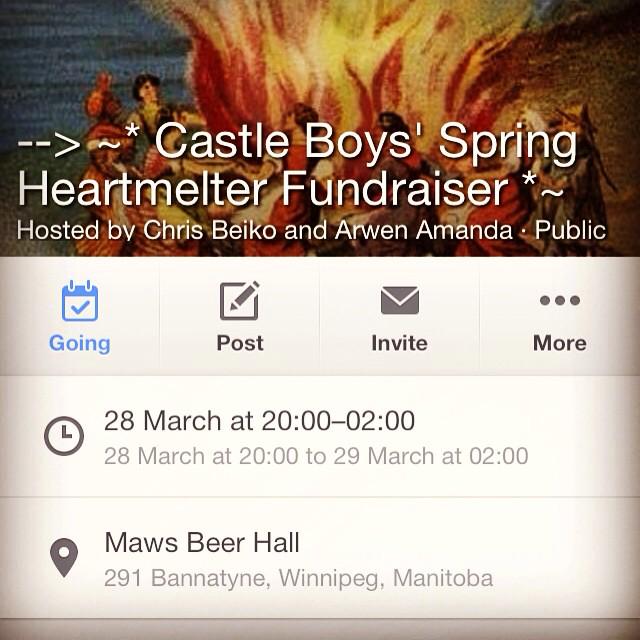 TheCastleBoys's tweet photo. Yay! See you there! 😊 RT @BigGamesWpg Very excited about this event. @TheCastleBoys @ArwenAmanda #winnipeg http://t.co/LuZwCzpYRS”