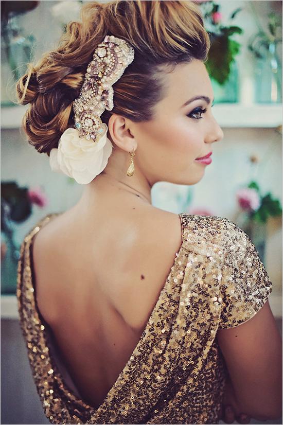 Gold Glam Wedding Inspiration lovewc.me/vtm3cB