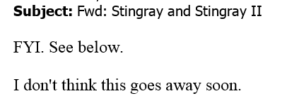KateReports's tweet photo. Fun with city emails. People emailing each other about my #Stingray stories. #WAprivacy #ACLUtech #notgoingaway http://t.co/UOZdG8ulKA