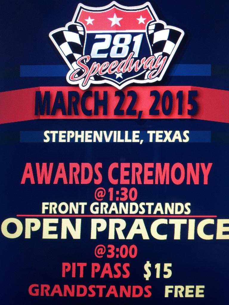 281speedway's tweet photo. Come join the 2014 awards celebration and test n tune that race car for the 2015 race season http://t.co/v15KmIVEda