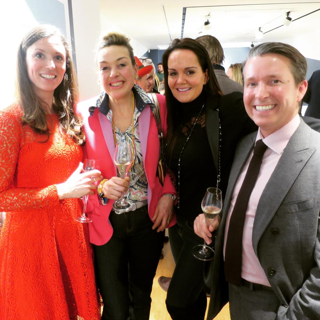 stephenmahoneym's tweet photo. #BeatriceRidley @AnnCarringtonUK with #Julie & #NickSimpson at #Ann's #exhibition #PV @paulsmithdesign #store W1S4BL http://t.co/RlypLeOy7T