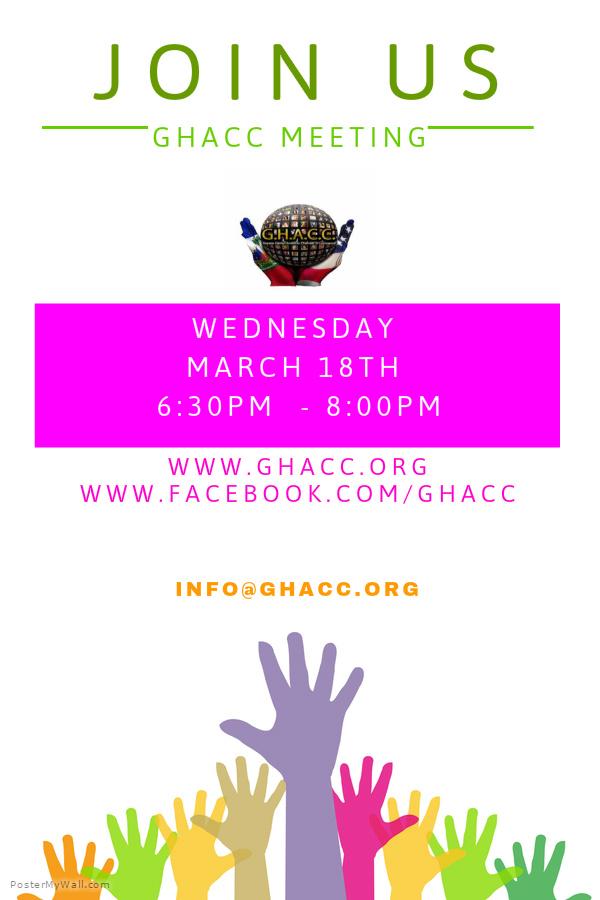 GHACC Planning Meeting - March 18th at 641 N Rio Grande Ave, Orlando, FL 32804