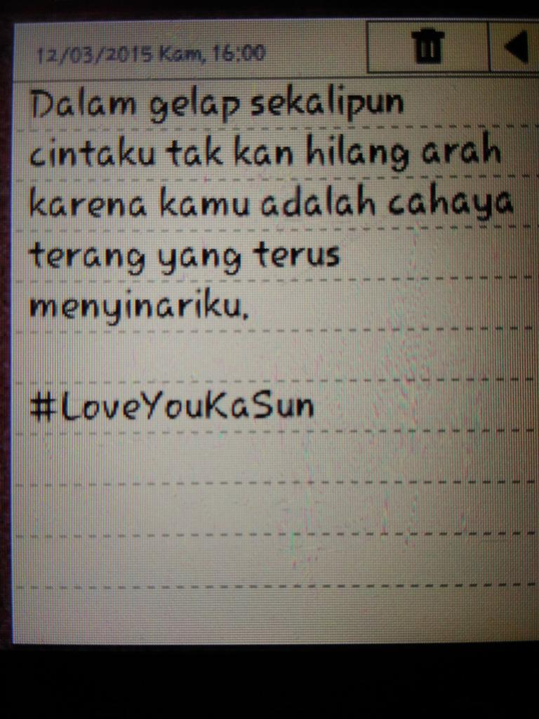 Fansclube__'s tweet photo. RT " @Dwi_Krisna911: @Fansclube_SOS. @SOS__SUN. @SUNshine_OFC. 
Aku sayang ka sun selalu..
Love you matahariku http://t.co/f3C9l5aYbt"