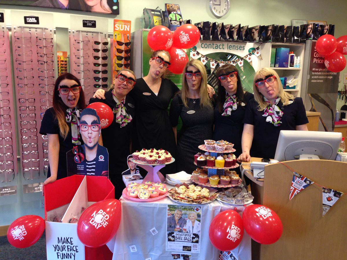 The Old Swan <a href="/Specsavers/">Specsavers</a> team had a bake sale for #rednoseday - are you doing something funny for money? Tweet us!