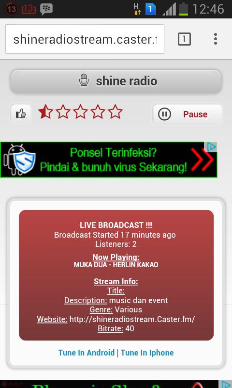 ◀ Request Hitz Single ke2 @herlin_kakao -"Muka Dua"  at Shine Radio | Klik→ shineradiostream.caster.fm #uyeee