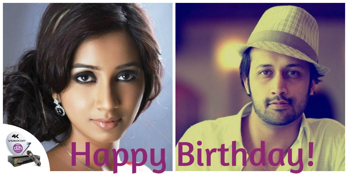 Here s wishing the masters of soulful music, Shreya Ghoshal and Atif Aslam a very Happy Birthday! 