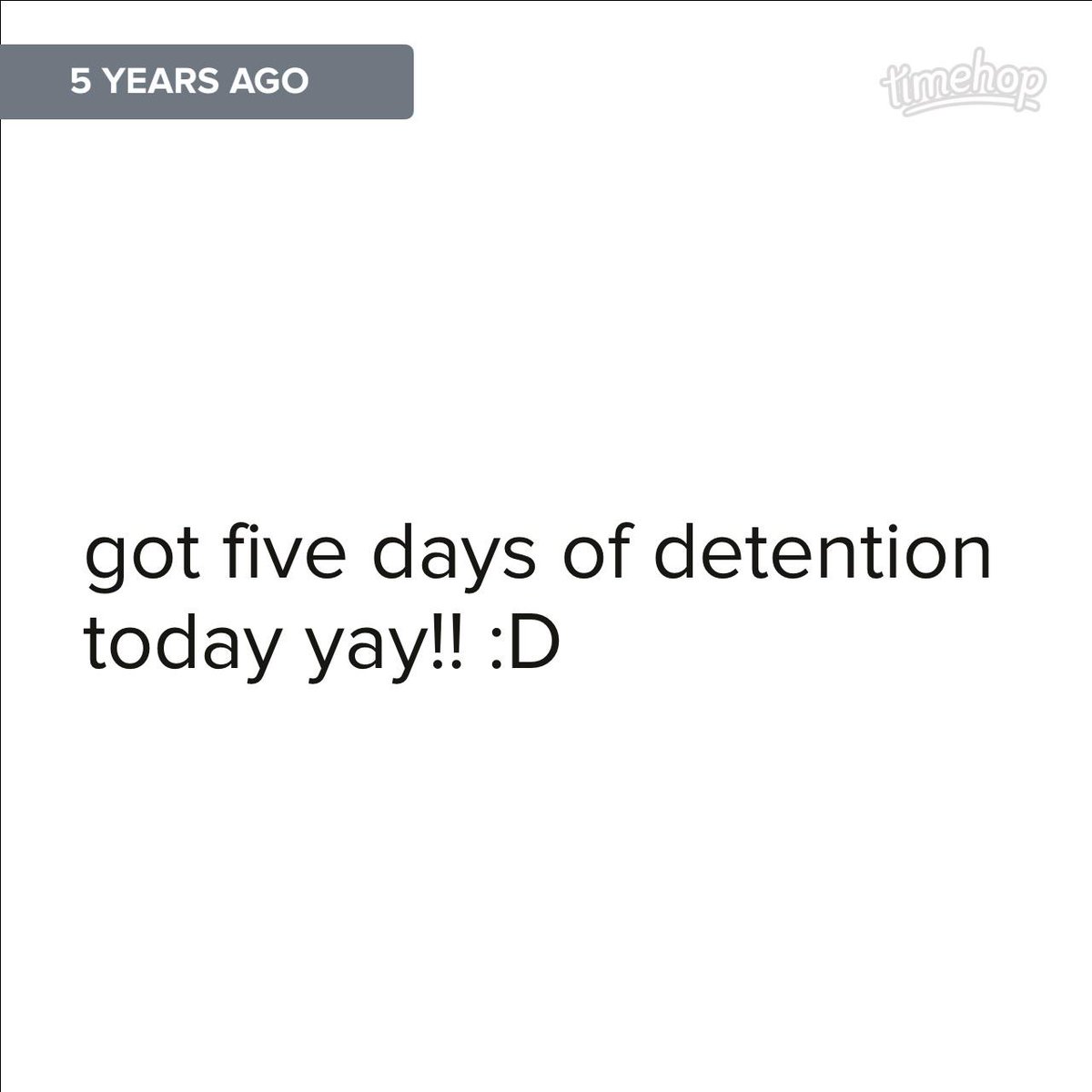 CMHalkides's tweet photo. Exactly 5 years ago today! via @timehop #lmao  http://t.co/YXHHo7Qx5n http://t.co/uDt6FLou7k