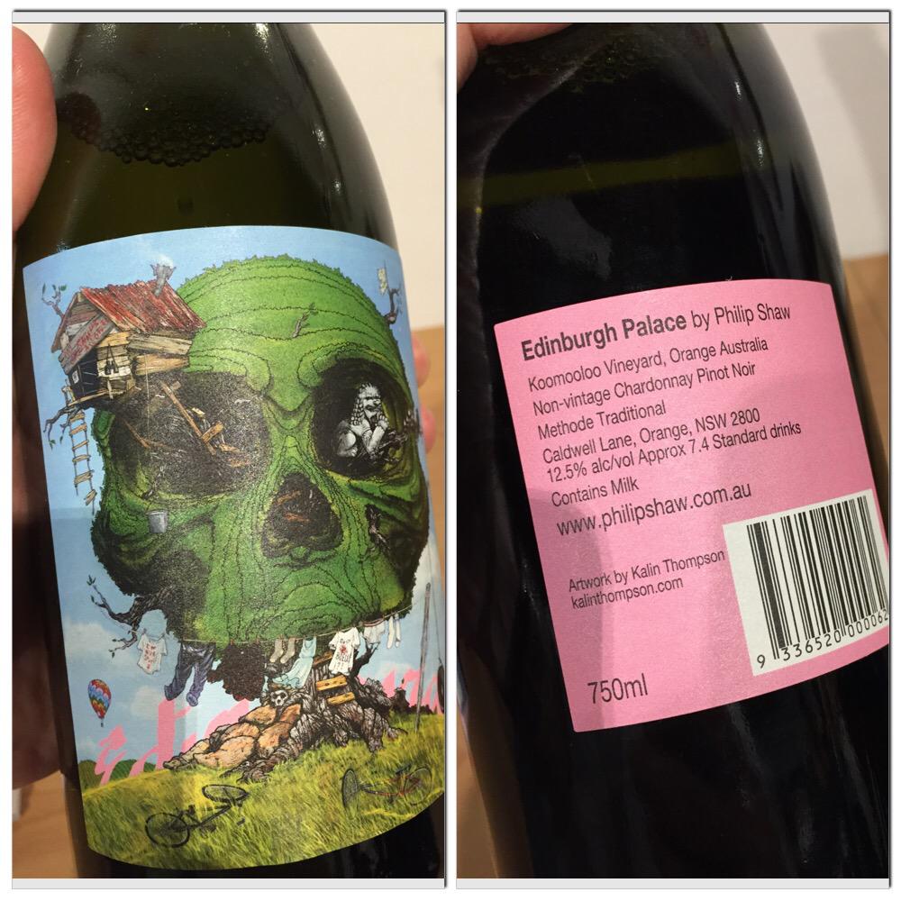 Great way to start the <a href="/philipshawwines/">Philip Shaw Wines</a> tasting at Chatswood with Damien Shaw. Classy bubbles. Love the label.