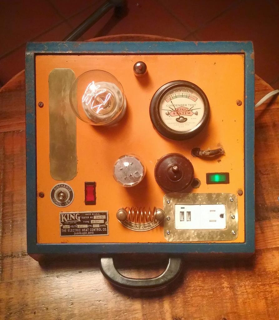 OrdainedImages's tweet image. Latest lamp which my sweetie has named "Henry"  complete with touch dimmer and usb ports