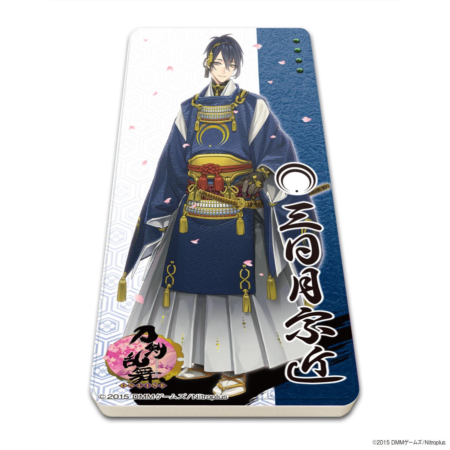 Eeo Media 新作予約案内 キャラチャージ 刀剣乱舞 01 三日月宗近 スマホ 携帯ゲーム機 タブレットなどが充電可能なモバイルバッテリーです Http T Co 9fbjumpgic 刀剣乱舞 とうらぶ Http T Co I9r9cgghtz Twitter