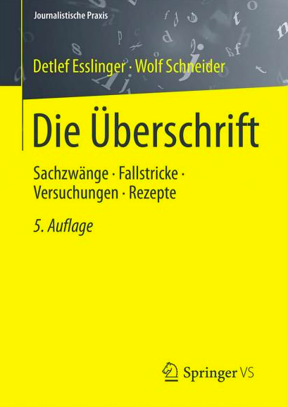ainvienna's tweet photo. Rezension &amp; 3 Tipps: 
Die Überschrift. http://t.co/JjC9eRMbyY 
#schönschreiben
#springervs http://t.co/YyVZfEENQO