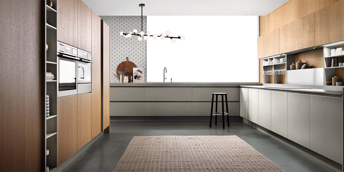 mobiltre's tweet photo. Il rovere si abbina al gres per definire una nuova estetica naturale. #emetrica #ernestomeda #kitchen #design http://t.co/FTidQBvWua