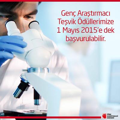 Genç Araştırmacı Teşvik Ödülleri ► goo.gl/uLA8im