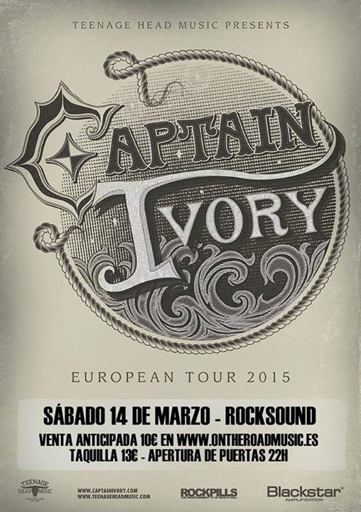 Desde Michigan (EEUU), <a href="/Captain_Ivory/">Captain Ivory</a> viene pisando fuerte. Este sábado en <a href="/RocksoundBcn/">ROCKSOUND BCN</a>:  youindiebarcelona.wordpress.com/2015/03/12/cap…