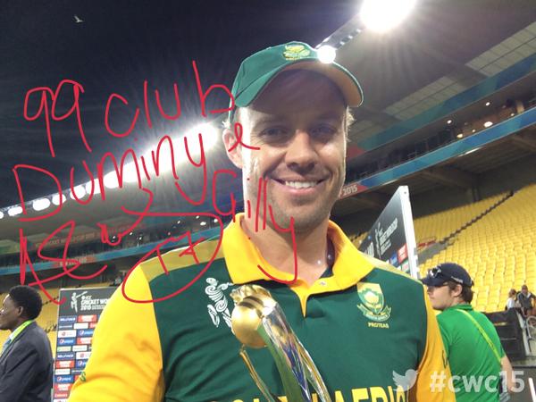 AB De Villiers in 99 Club !!!