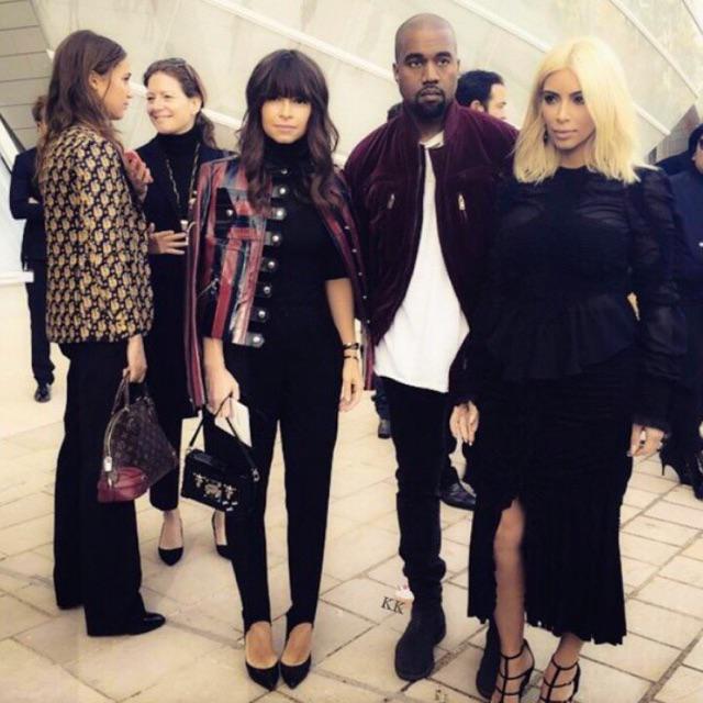 Kim Kardashian on X: At the Louis Vuitton Show with @miraduma   / X