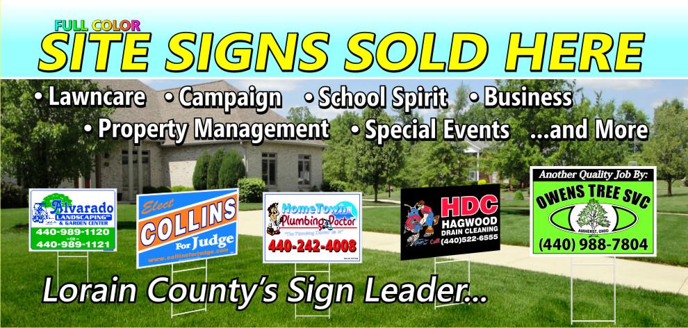 Business and Political sign one stop shop! Spring is right around the corner get ahead of the competition
