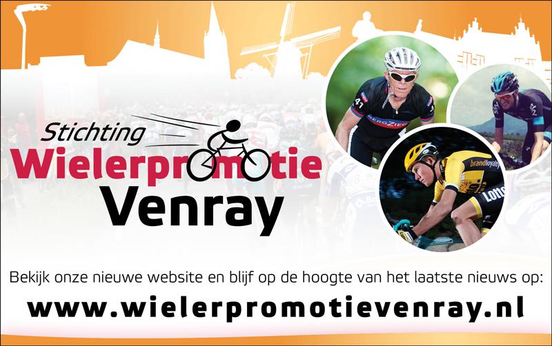 Volg Wielerpromotie Venray op <a href="/wpvenray/">WielerpromotieVenray</a> voor het laatste nieuws en bekijk nieuwe website op wielerpromotievenray.nl.