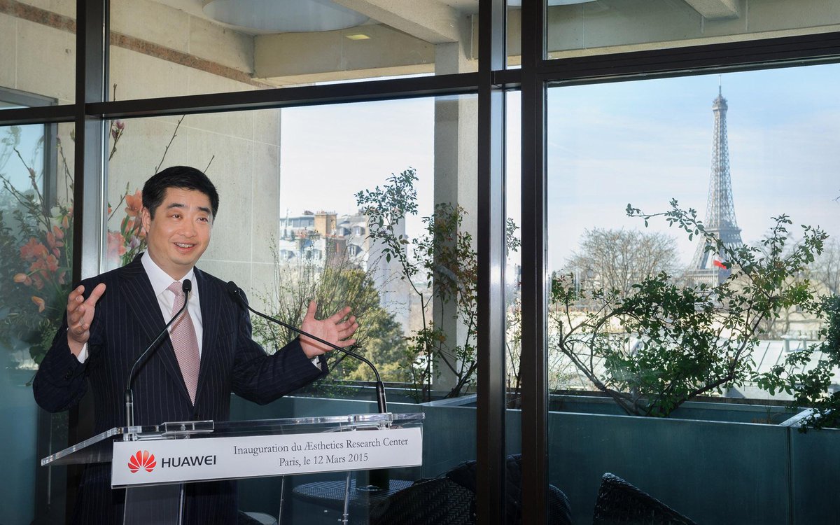 HuaweiFr's tweet photo. «La France est une partie vitale de l’innovation mondiale de #Huawei» Ken Hu, CEO de #Huawei #HuaweiDesignParis http://t.co/HbO1ZMAi5e