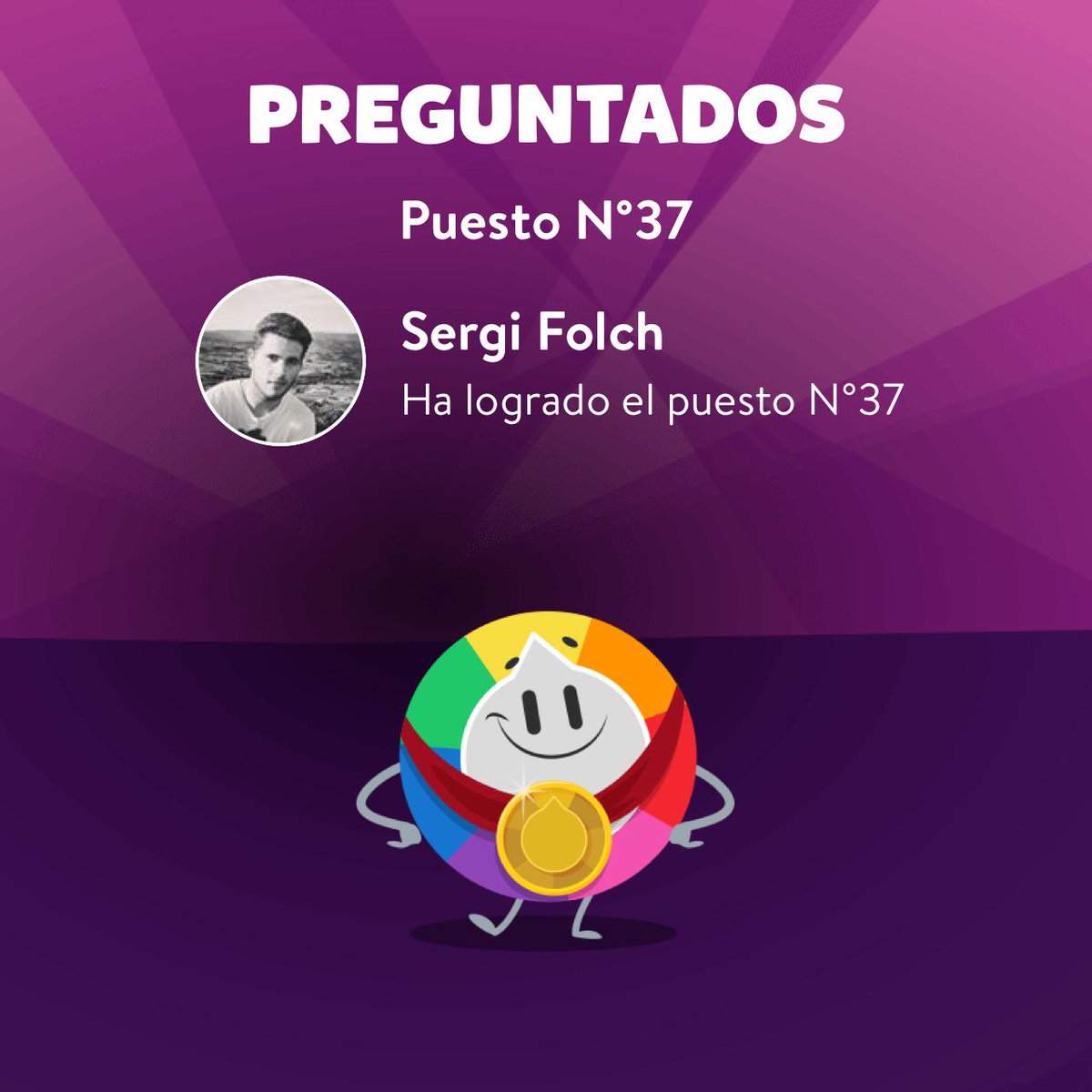 sergi2a6's tweet photo. ¡He logrado el puesto N°37 en el ranking semanal! http://t.co/IEJmnrOEsg http://t.co/PZNArgy0BZ