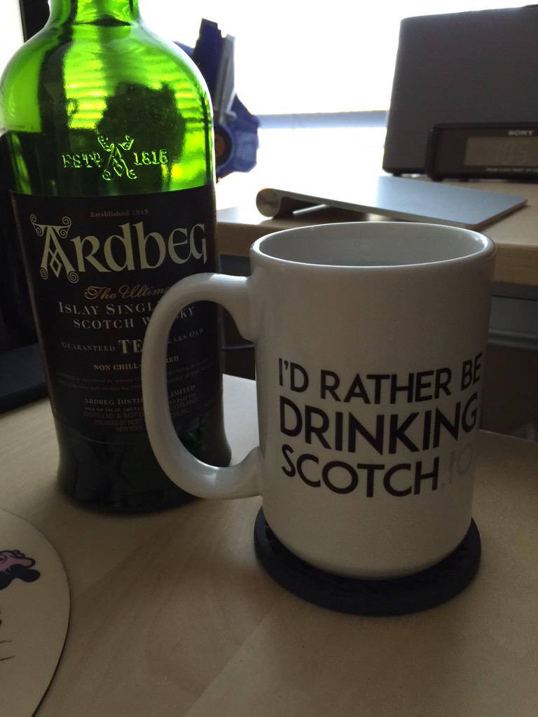 darroughw's tweet photo. @scotch_io thanks for the sweet mug! #codeontherocks http://t.co/1CUI8AN3cq