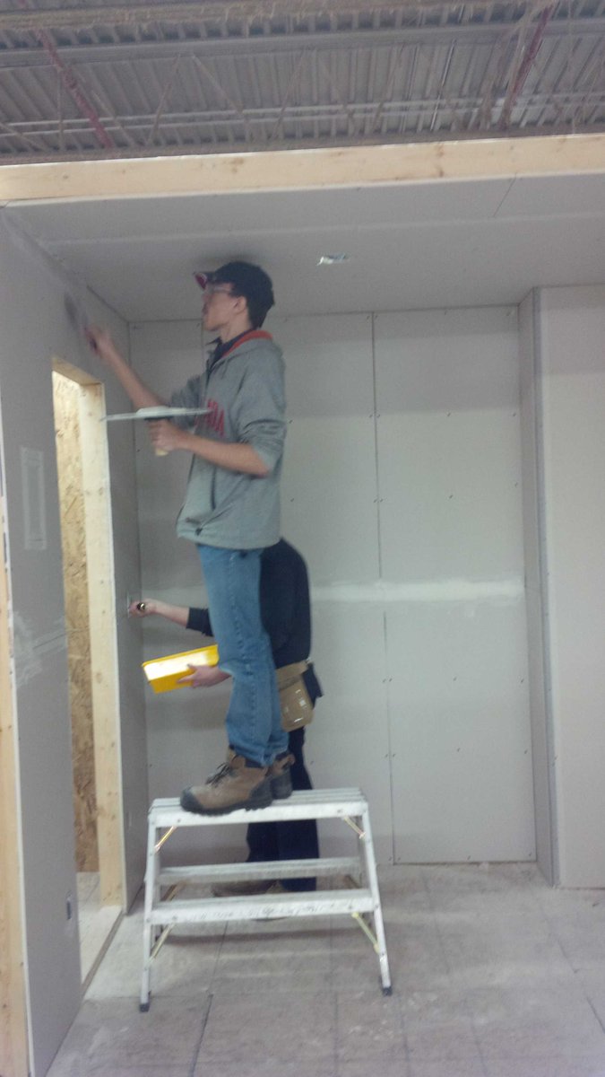 CarpentryProf's tweet photo. Interior finishes have started! Check out what else we do @ConestogaC. http://t.co/KXdopHYEGq @CStudentsInc http://t.co/TEOuOgE5CV