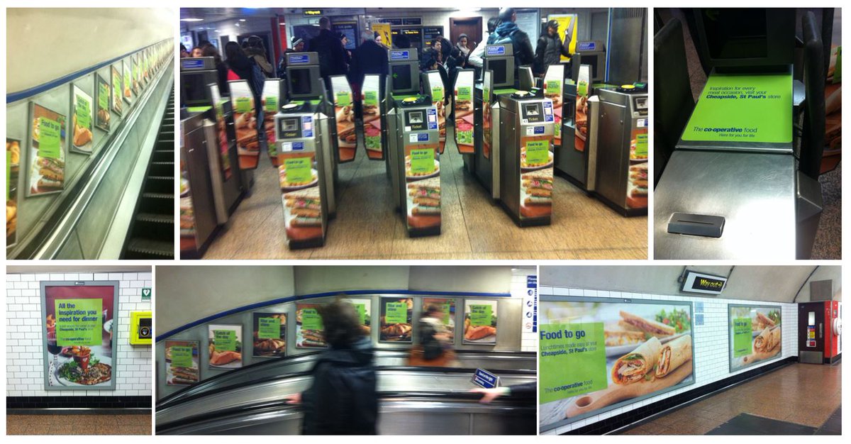 ConradAtRocket's tweet image. Forget the cathedral, check out St Paul's station! @CooperativeFood