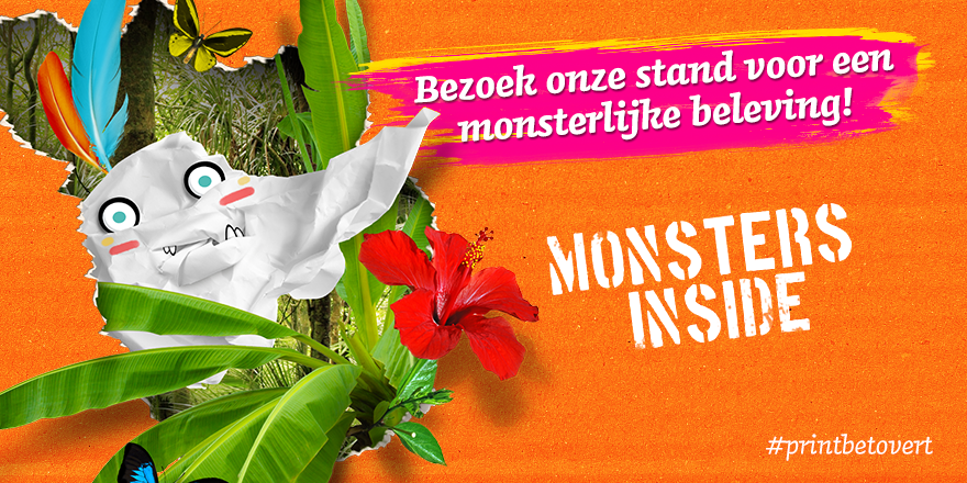 Laatste dag Grafische Vakbeurs (@Grafimedia_Vak): Kom jij monsters kijken? #printbetovert #gv2015