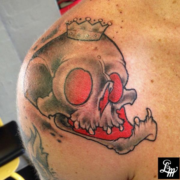 LolaMalone031's tweet photo. #skull #tattoo #by #dok #from #lolamalone #durban http://t.co/j1paZONNav
