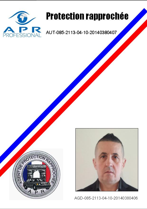 Carte Pro ( protection rapprochée )